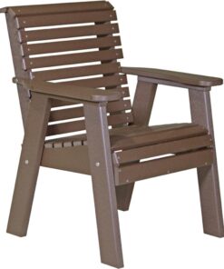 LuxCraft 2' Plain Poly Bench Chair