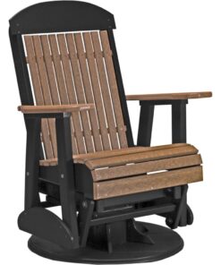 LuxCraft 2' Classic SWIVEL Poly Glider Chair