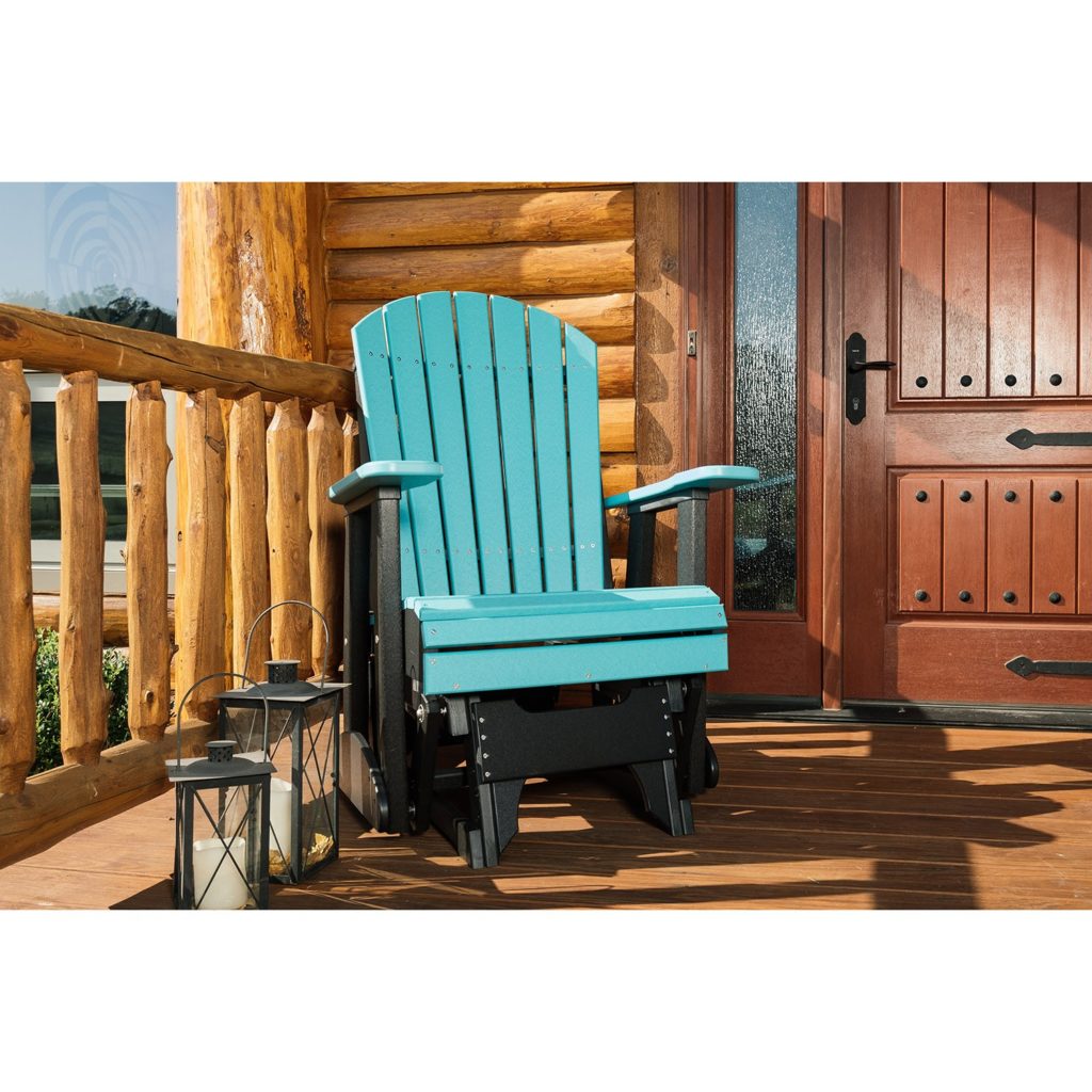 LuxCraft 2' Adirondack Poly Glider 2 LuxCraft 2' Adirondack Poly Glider - Image 2