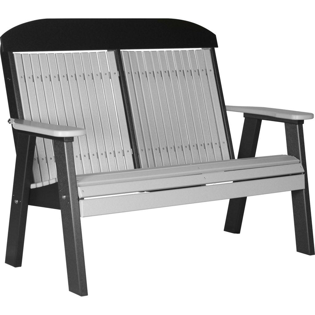 LuxCraft 4' Classic Poly Bench 1 LuxCraft 4' Classic Poly Bench