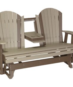 LuxCraft 5' Adirondack Poly Glider