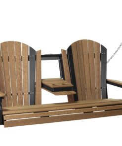 LuxCraft 5' Adirondack Poly Swing