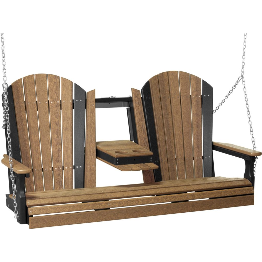 LuxCraft 5' Adirondack Poly Swing 1 LuxCraft 5' Adirondack Poly Swing