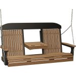 Classic-Poly-Swing-Antique-Mahogany-Black with cup holder