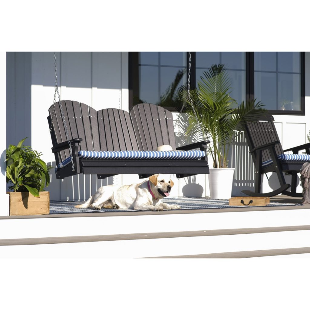 LuxCraft 5' Adirondack Poly Swing 3 LuxCraft 5' Adirondack Poly Swing - Image 3