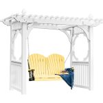 Classic Vinyl Swing Stand White