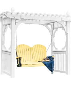 Classic Vinyl Swing Stand White