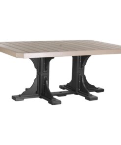 LuxCraft Poly 4' x 6' Rectangular Table