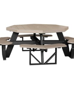 LuxCraft Poly Octagon Picnic Table
