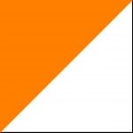 Tangerine/White