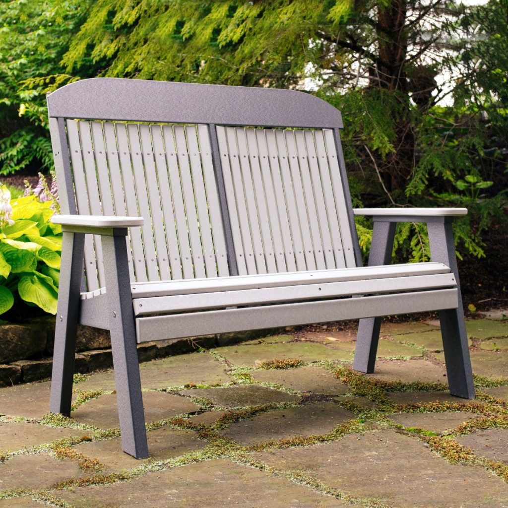 LuxCraft 4' Classic Poly Bench 2 LuxCraft 4' Classic Poly Bench - Image 2