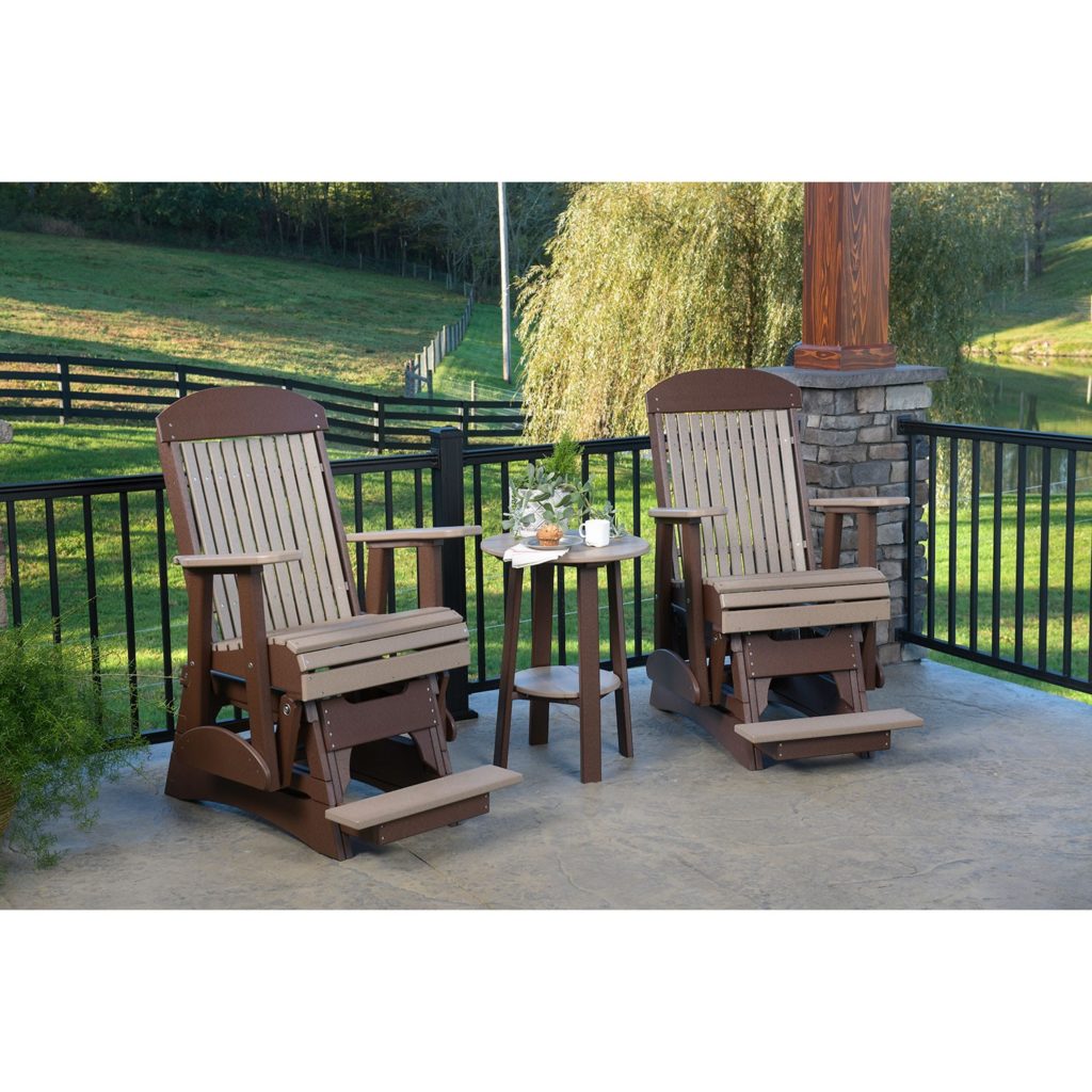 LuxCraft 2' Classic Poly Balcony Glider 2 LuxCraft 2' Classic Poly Balcony Glider - Image 2