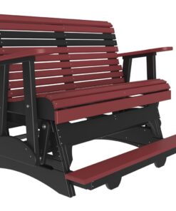 LuxCraft 4' Plain Poly Balcony Glider