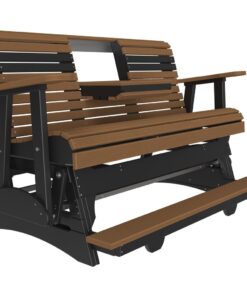 LuxCraft 5' Plain Poly Balcony Glider