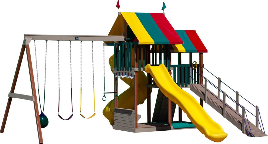 #520 Love and Laughter Playset - Poly 1 Wood Love and Laughter