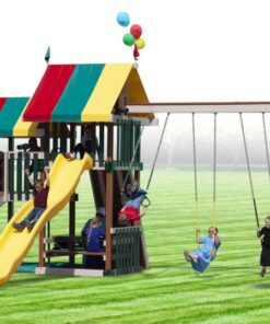 #549 Backyard Retreat Swing Set - Poly