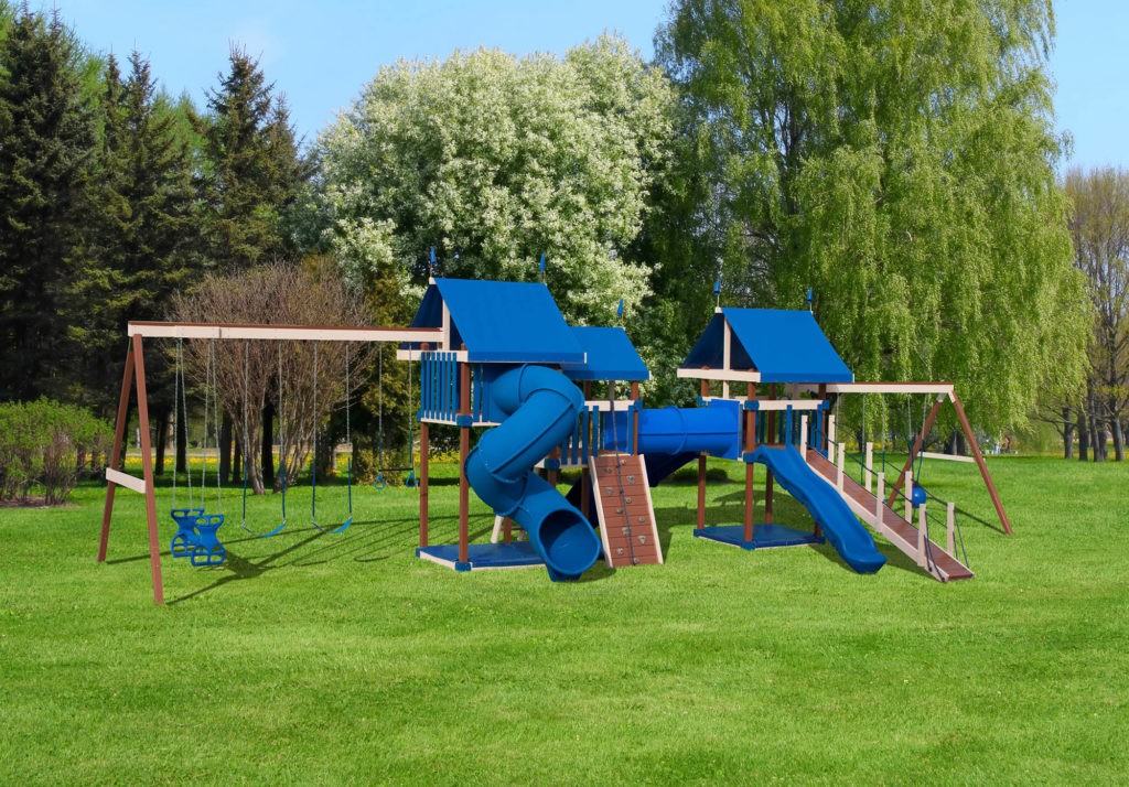 #823 Excitement Unlimited Swing Set - Poly 1 #823 Excitement Unlimited Swing Set - Poly