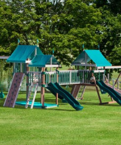 #828 Happy Hour Play Place Swing Set - Poly