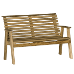 luxcraft wood plain bench 4ft sq