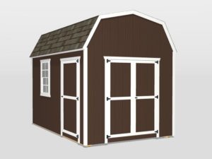 8x12 Utility Lofted Barn Custom